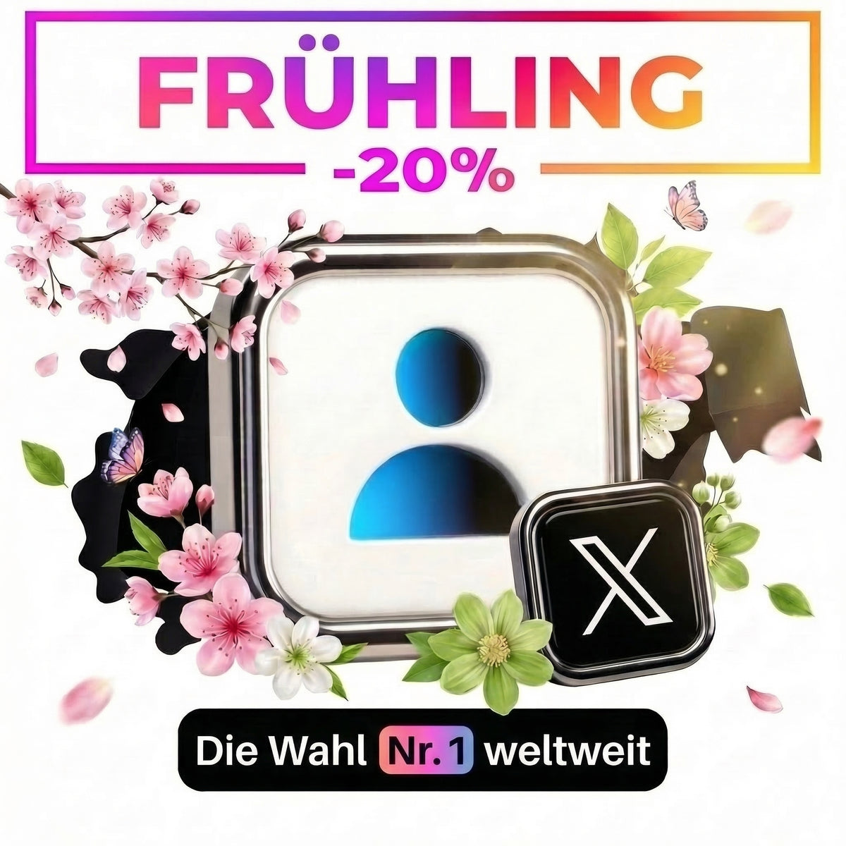 X / Twitter-Follower.