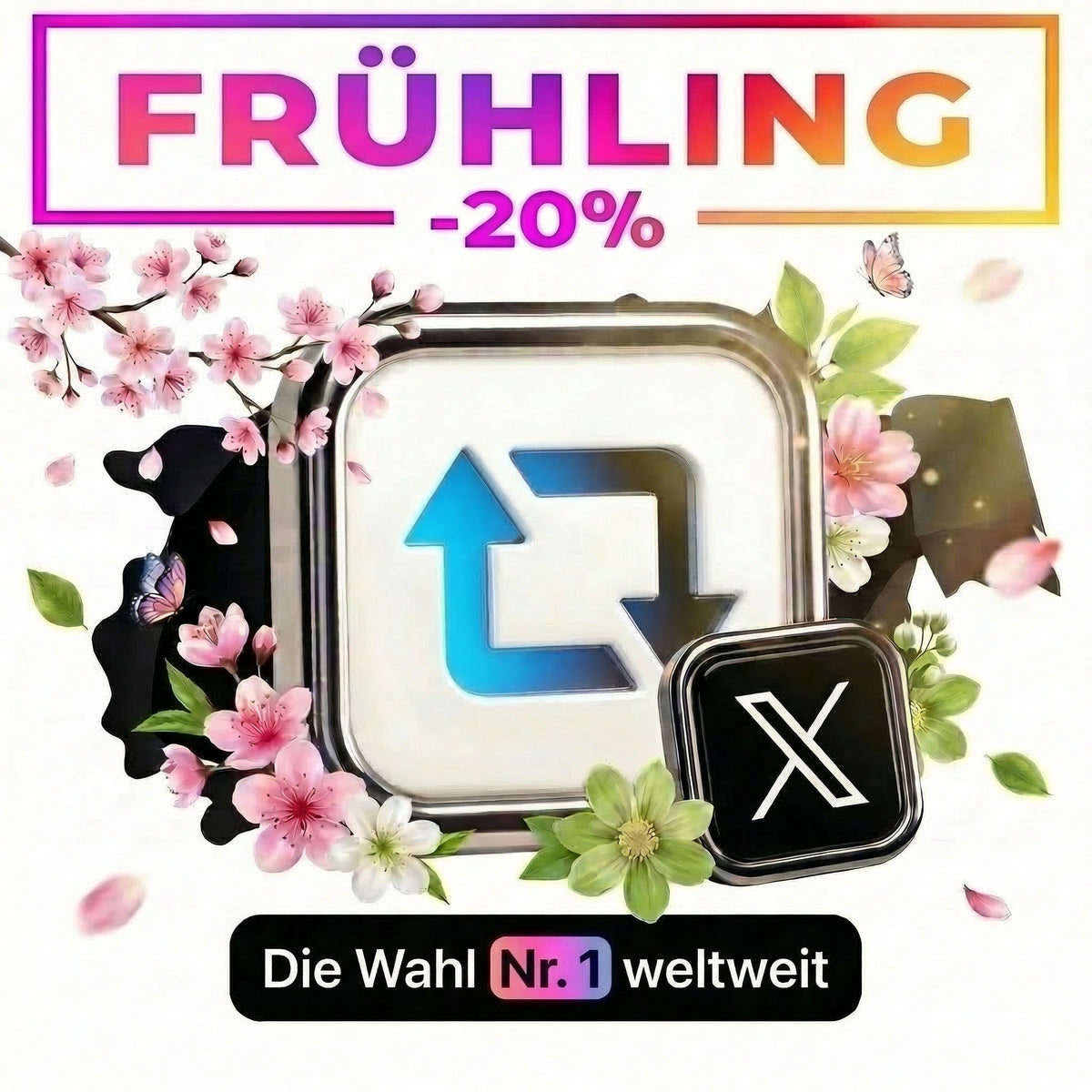 Retweeten Sie X / Twitter.