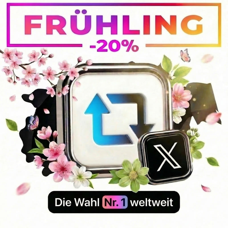 Retweeten Sie X / Twitter.